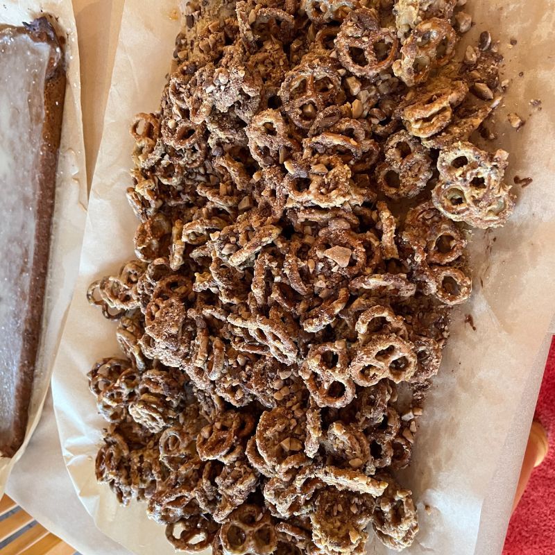 Butter Toffee Pretzels