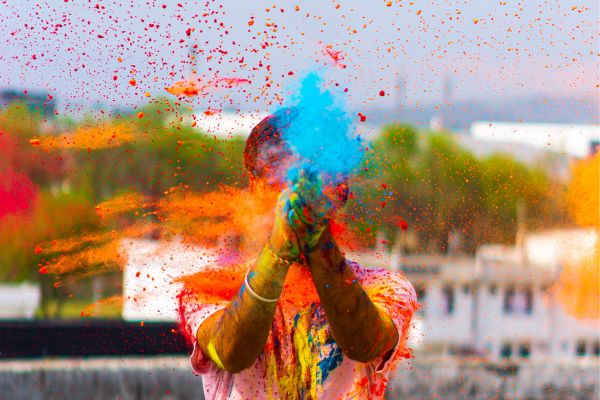 Holi Festival of the triumph of good over evil