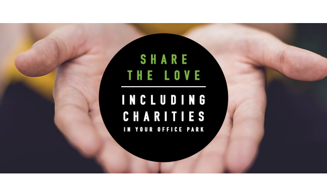 Share The Love : Some awesome ideas on how to include charities in your office park